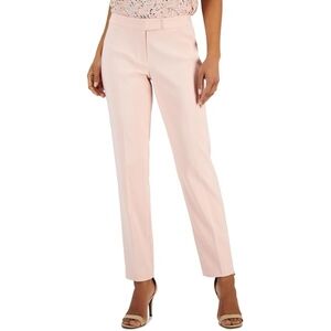 Lauren Ralph Lauren Women's Light Pink  Ankle Straight Leg Trousers Pants Sz 14